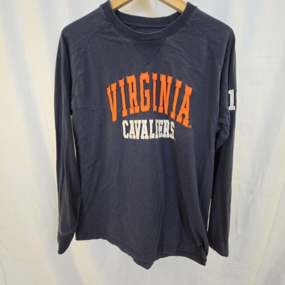 Virginia Cavaliers Shirt Mens XL Navy Blue NCAA College Colosseum Long Sleeve